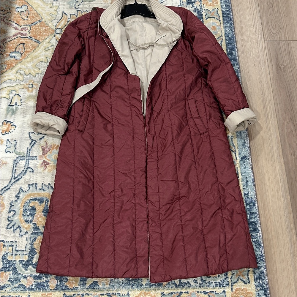 Vintage reversible trenchcoat - Picture 16 of 17